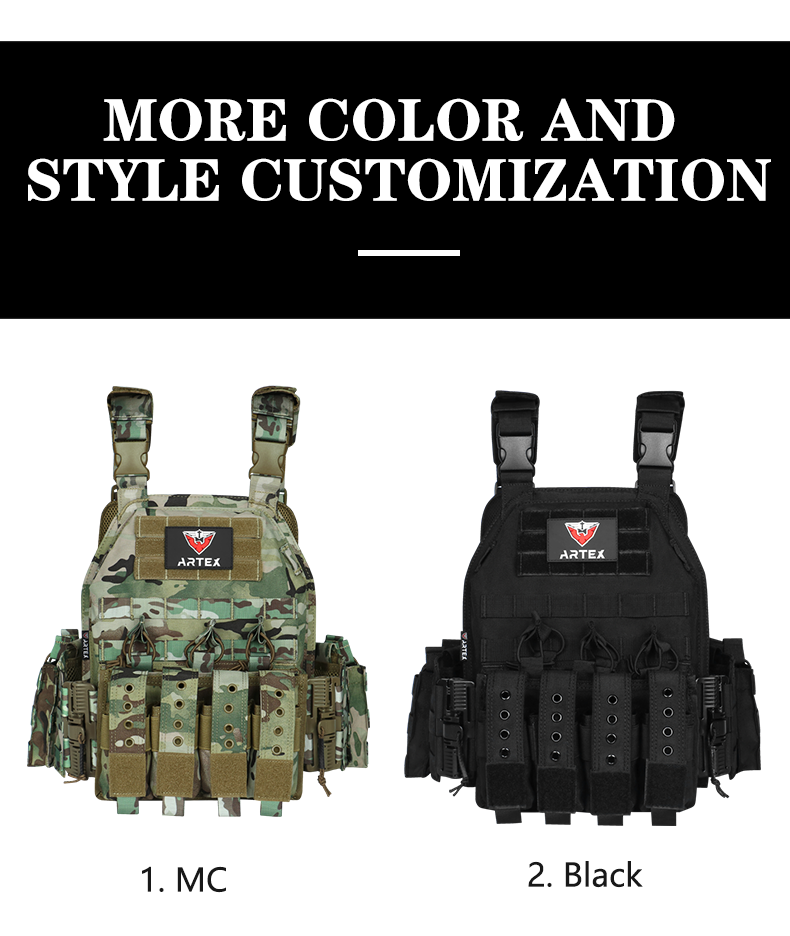 Artex 1000D Nylon Plate Carrier Tactical Vest
