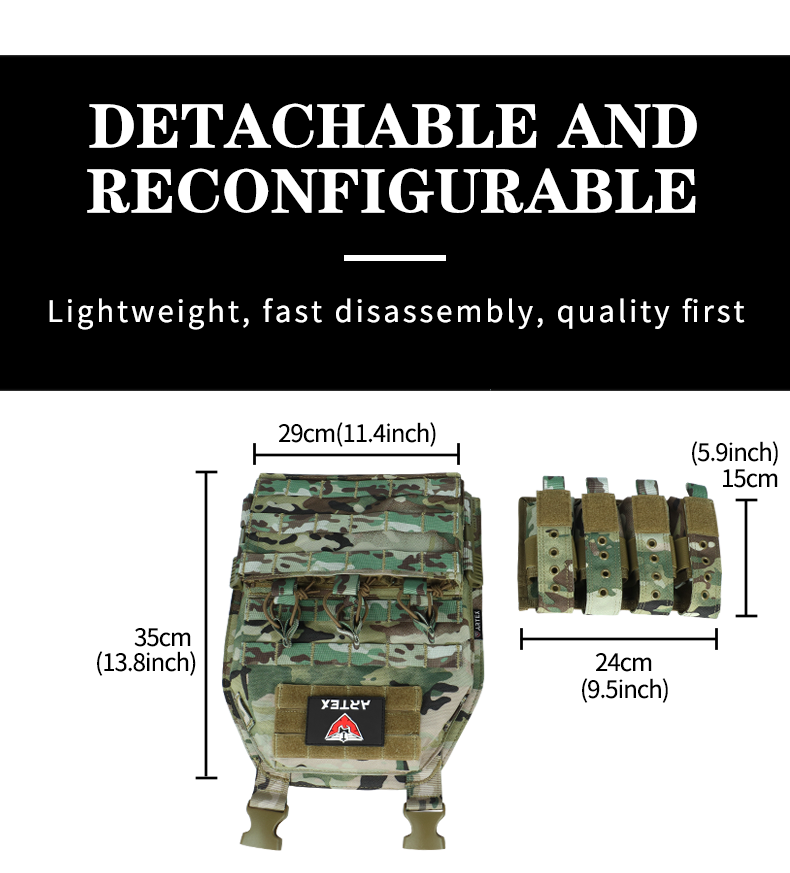 Artex 1000D Nylon Plate Carrier Tactical Vest