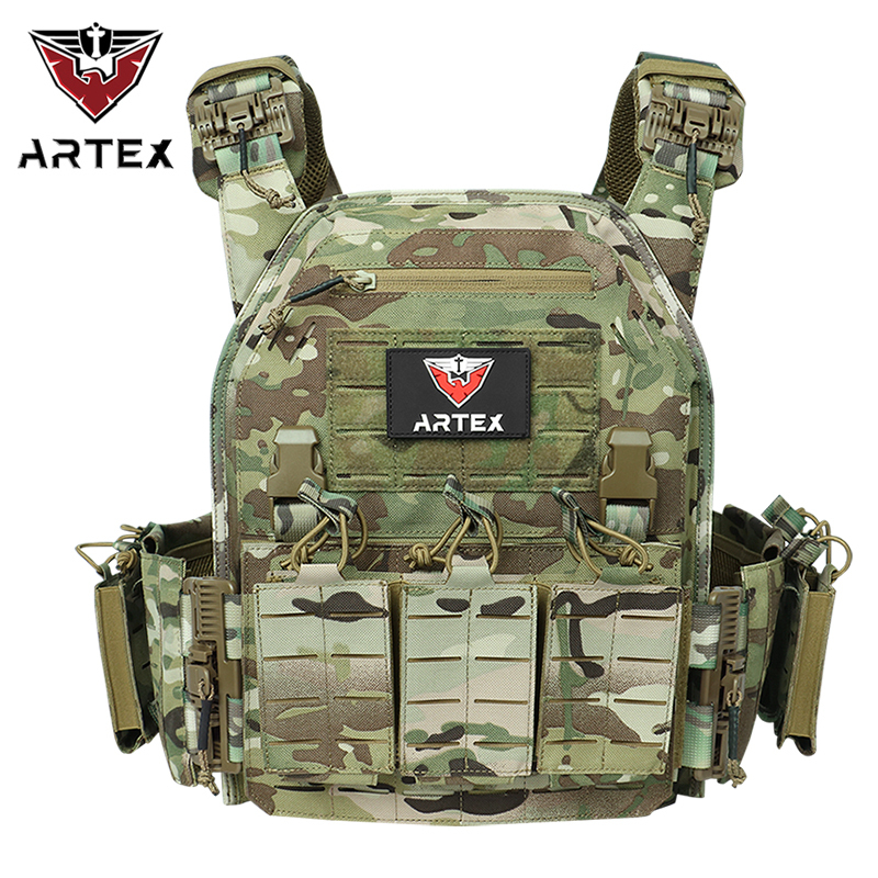 New combat vest 6094 quick detachable light laser cut tactical vest black gear to carry Military tactical vest