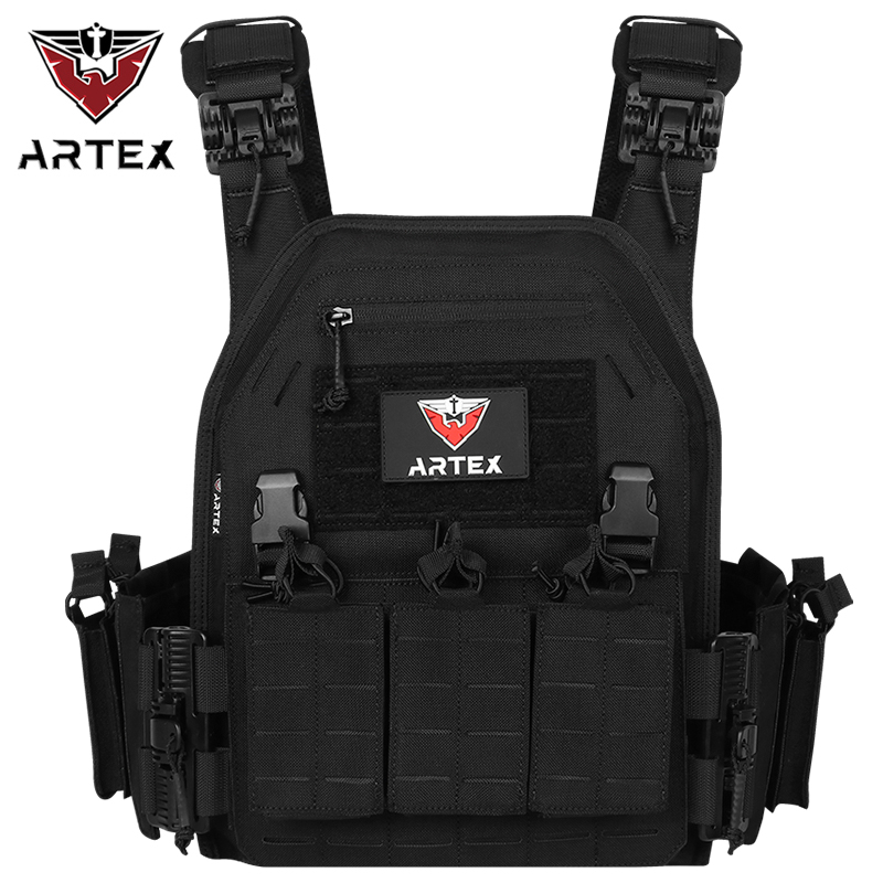 Artex Tactical Plate Carrier with Triple Magazine Pouch MOLLE Tactical JKC Vest Military Camouflage Vest