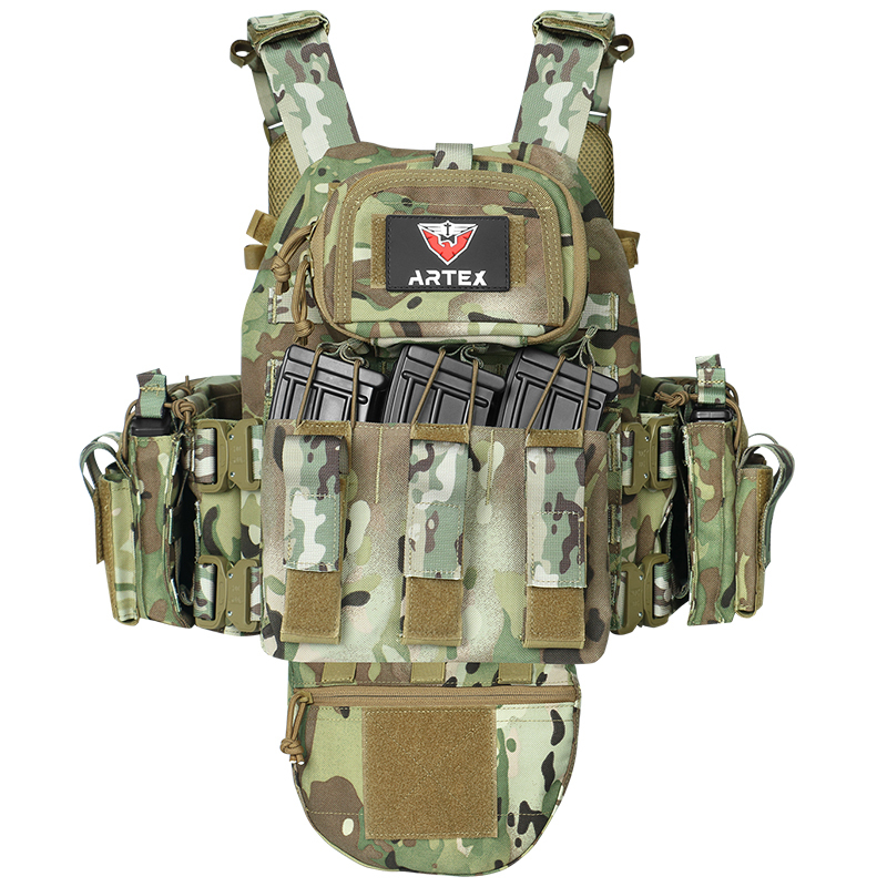 Artex Tactical Vest MOLLE Metal Snake BuckleQuick ReleaseOutdoor Hunting Vest Airsoft Vest