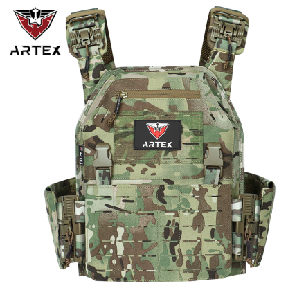 Artex 1000d Nylon Chaleco Tactico Vest Ranger-Green Tactical Gear 25x30cm Plate Carrier Molle Vest