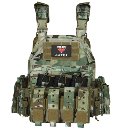 Artex 1000D Nylon Plate Carrier Tactical Vest Outdoor Hunting Protective Adjustable Molle Vest for Airsoft Combat