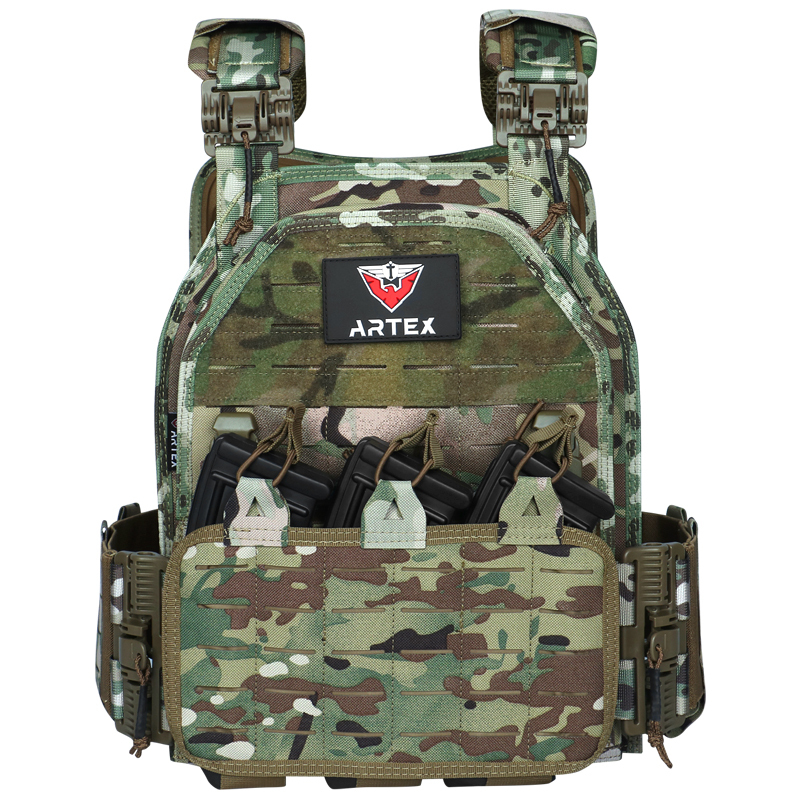 Artex Lightweight Quick-release Combat Board Carrier 1000D Nylon Laser Molle Tactical Vest