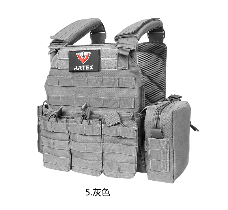 Artex 1000D Light Weight Molle Plate Carrier Tactical 6094 Vest Military Outdoor Training Hunting Vest