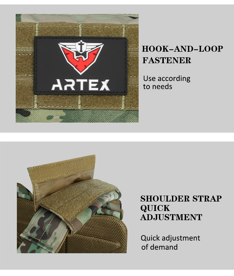 Artex 1000D Nylon Plate Carrier Tactical Vest
