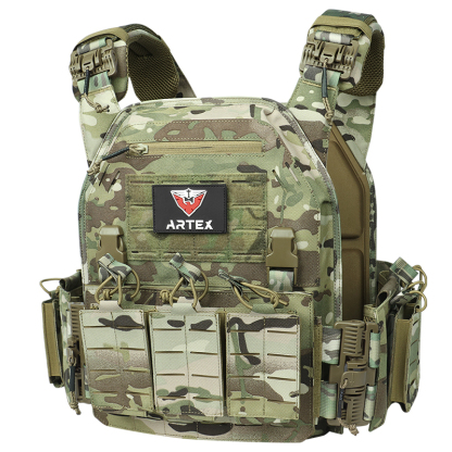 Artex Tactical Plate Carrier with Triple Magazine Pouch MOLLE Tactical JKC Vest Military Camouflage Vest
