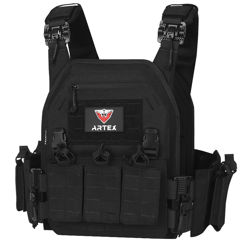 Artex Tactical Plate Carrier with Triple Magazine Pouch MOLLE Tactical JKC Vest Military Camouflage Vest