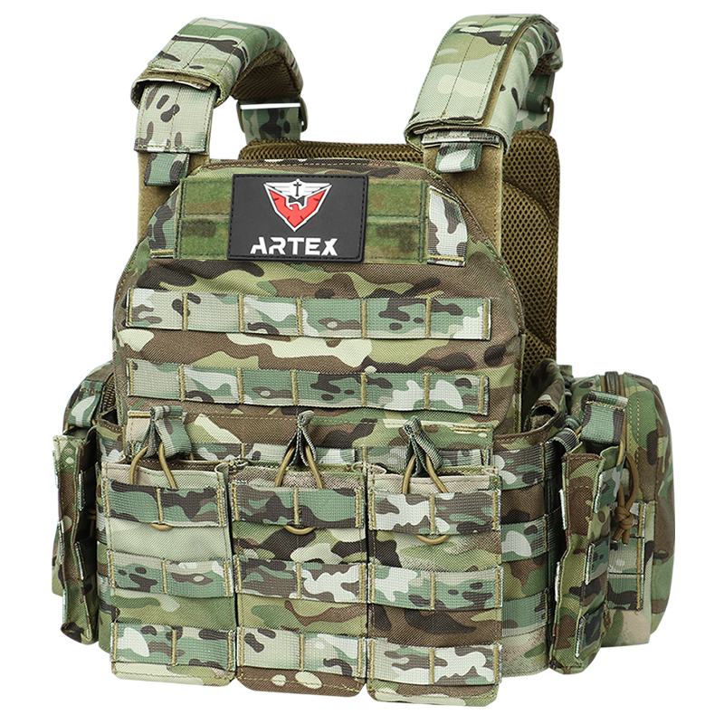 Artex 1000D Light Weight Molle Plate Carrier Tactical 6094 Vest Military  Outdoor Training Hunting Vest-Artextactical