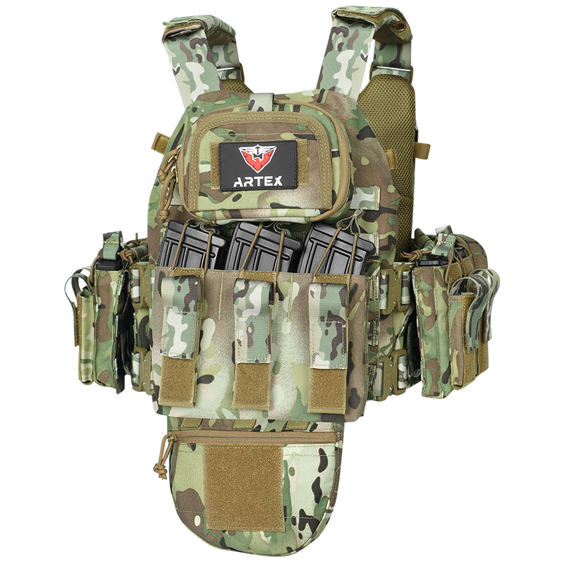 Artex Tactical Vest MOLLE Metal Snake BuckleQuick ReleaseOutdoor Hunting Vest Airsoft Vest