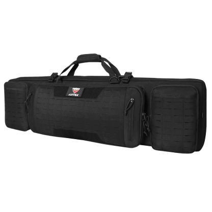 Artex Outdoor Tactical Gun Bag 36/42 inch Double Gun Large Capacity Hard Shell Waterproof Long Backpack Fishing Hunting Rifle Bag