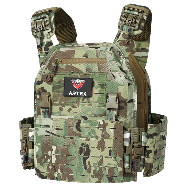 Artex 1000d Nylon Chaleco Tactico Vest Ranger-Green Tactical Gear 25x30cm Plate Carrier Molle Vest