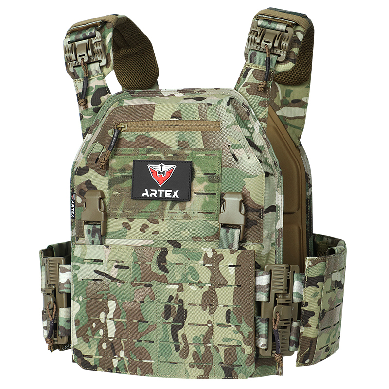 Artex 1000d Nylon Chaleco Tactico Vest Ranger-Green Tactical Gear 25x30cm Plate Carrier Molle Vest