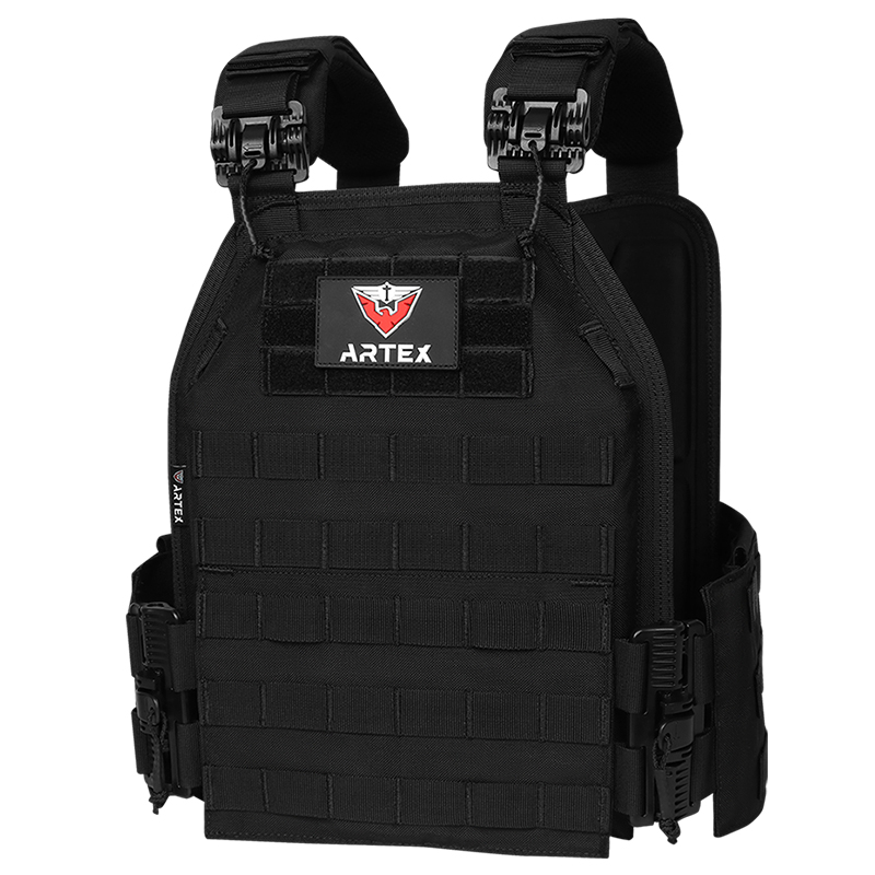 Artex Tactical Vest 6094 Fast detachable light laser cut outdoor hunting black gear carry vest of high quality