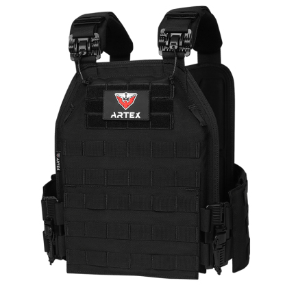 Artex Tactical Vest 6094 Fast detachable light laser cut outdoor hunting black gear carry vest of high quality