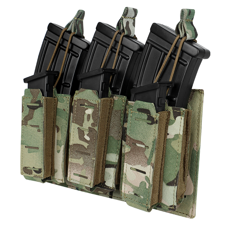 Artex Tactical Vest Modular Front Panel Accessories Universal Triple-layer Double-clip Equipment Bag Front Panel