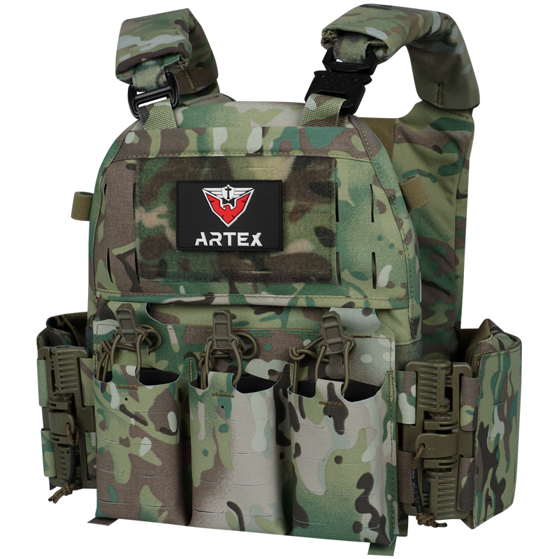 Artex Outdoor multi-functional waterproof nylon Military enthusiast Laser quick-release Tactical vest