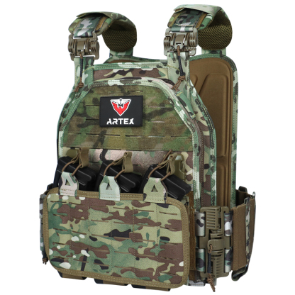 Artex Lightweight Quick-release Combat Board Carrier 1000D Nylon Laser Molle Tactical Vest