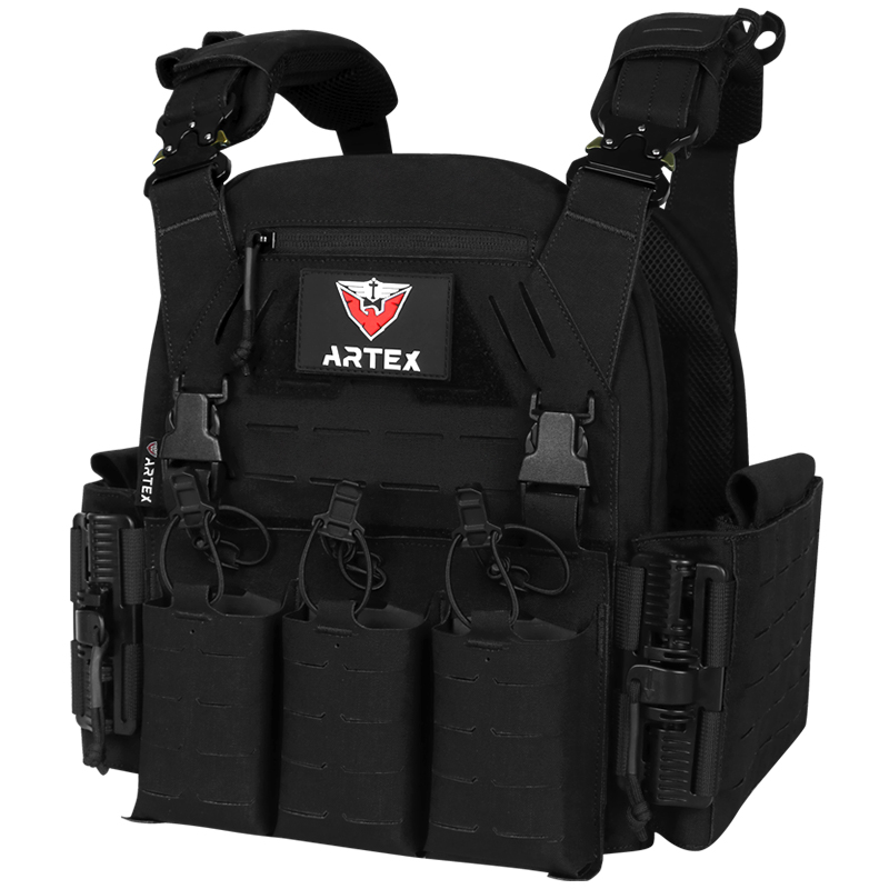 Artex outdoor multi-functional waterproof 500D nylon modular quick-release tactical vest and vest stretchable equipment