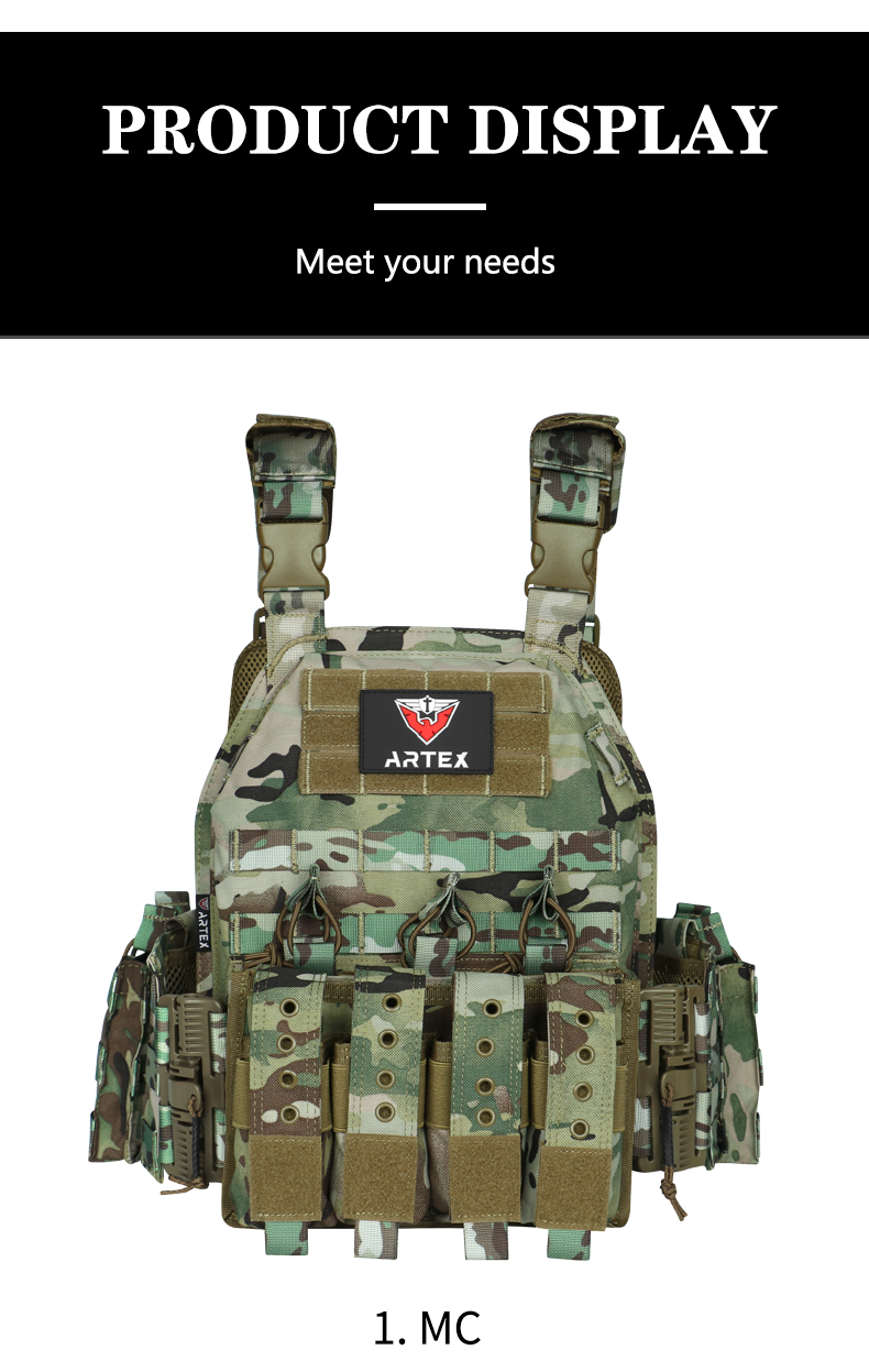 Artex 1000D Nylon Plate Carrier Tactical Vest