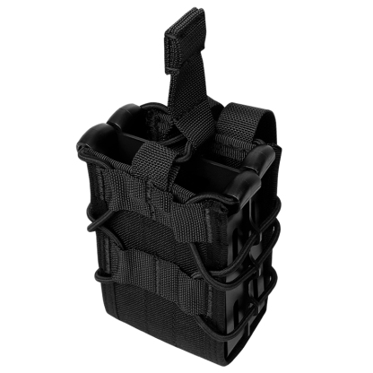 Tactical Magazine Pouch Rifle Single Double Mag Pouch Holster MOLLE Belt Attach Mag Bag for AR-15 M4 M16 5.56mm Magazines