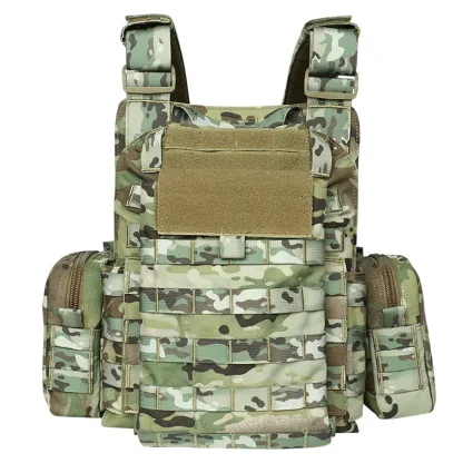 Artex Tacticon Vest Pouches Plate Carrier Vest, Hunting Armor, Adjustable Training Vests Breathable 3D Mesh Liner