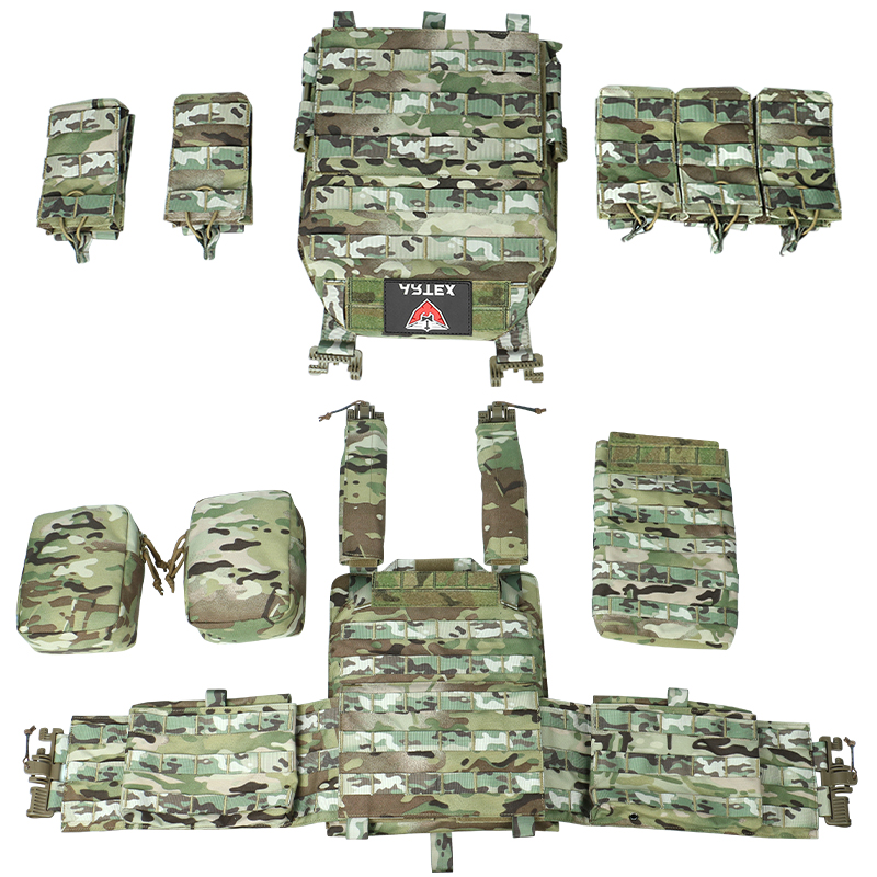 Artex Tactical Vest with Triple Magazine Pouch, 1000D Nylon Fabric