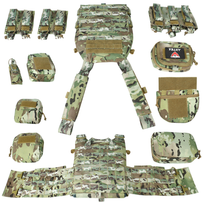 Artex Tactical Vest MOLLE Metal Snake BuckleQuick ReleaseOutdoor Hunting Vest Airsoft Vest