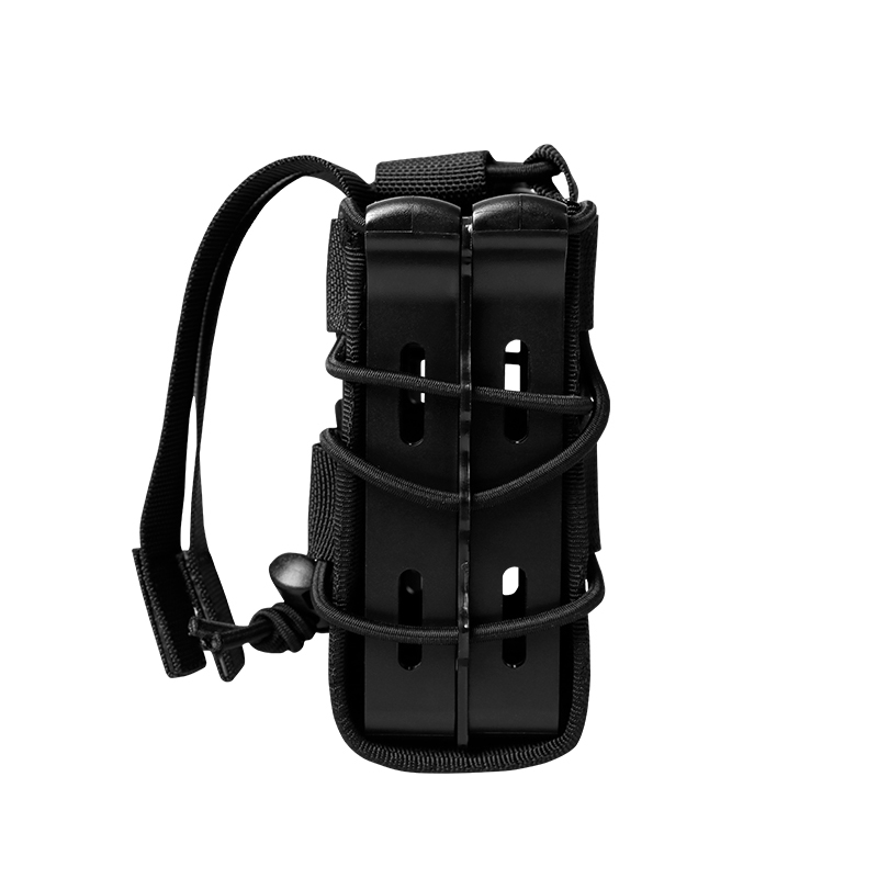 Tactical Magazine Pouch Rifle Single Double Mag Pouch Holster MOLLE Belt Attach Mag Bag for AR-15 M4 M16 5.56mm Magazines