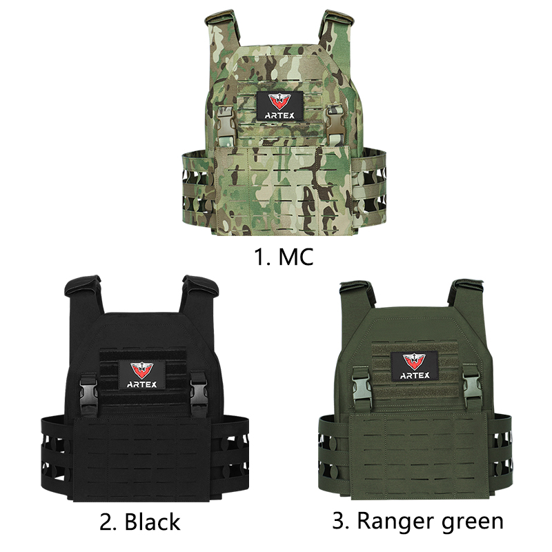 Artex Nylon Laser Outdoor Multi-Functional Waterproof Lightweight Quick-Release Tactical Vest Outdoor Vest Hunting Vest