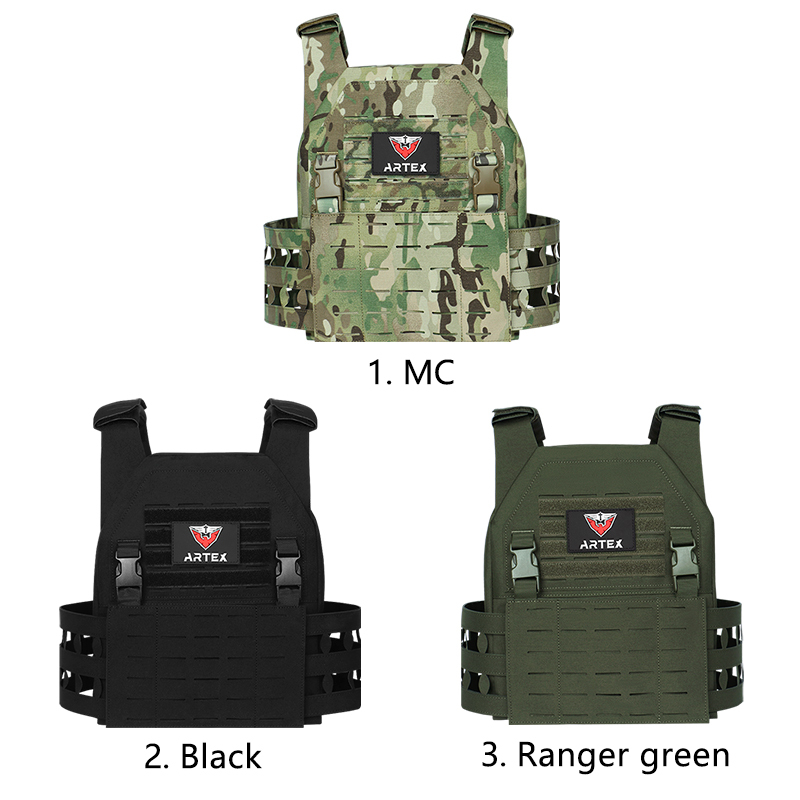 Artex Nylon Laser Outdoor Multi-Functional Waterproof Lightweight Quick-Release Tactical Vest Outdoor Vest Hunting Vest