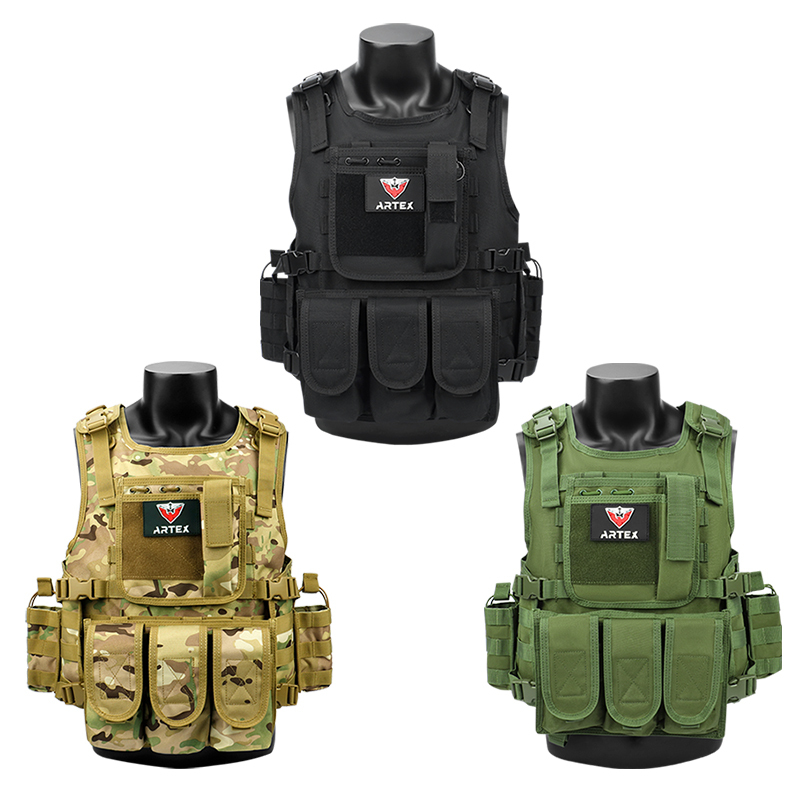 Artex Military Tactical Vest Camouflage Outdoor Hunting Army SWAT Bulletproof Combat Molle Vest