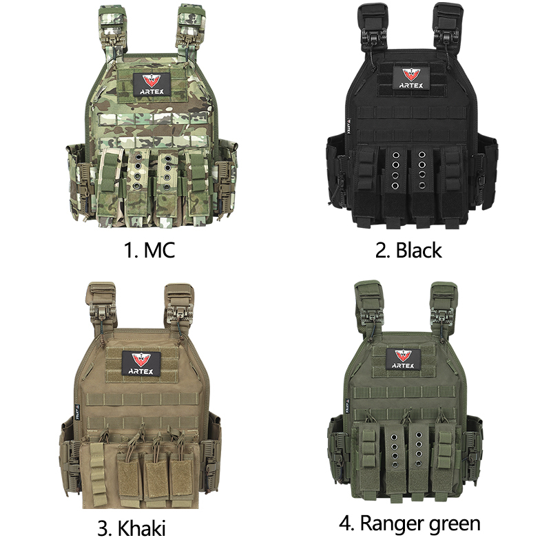 Artex 6094 Upgrade New Outdoor Military Fan Quickly Remove Tactical Vest 