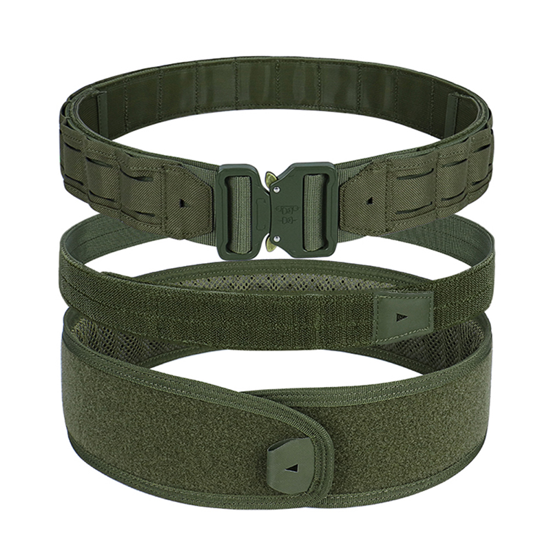 Artex Battle Molle Tactical Belt Duty Belt Heavy Duty Anti-Slip Pad & 