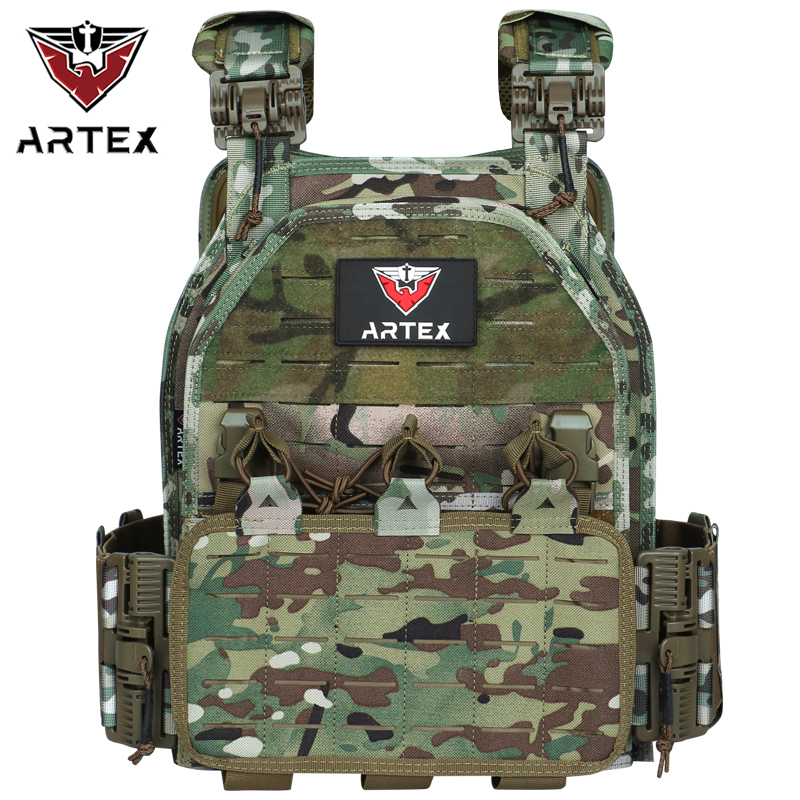 Artex Lightweight Quick-release Combat Board Carrier 1000D Nylon Laser Molle Tactical Vest