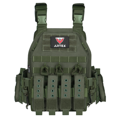 Artex 1000D Nylon Plate Carrier Tactical Vest Outdoor Hunting Protective Adjustable Molle Vest for Airsoft Combat
