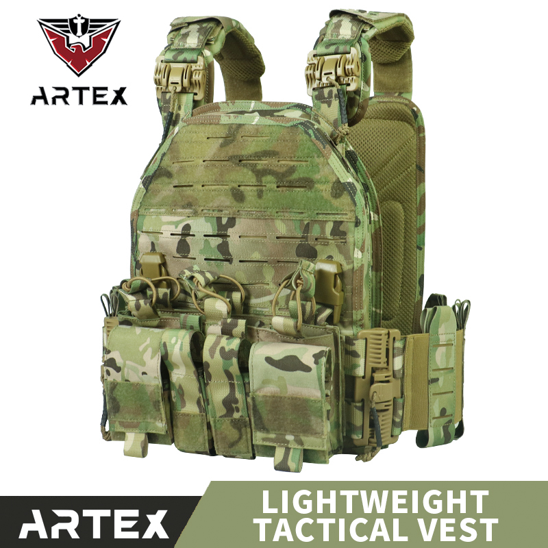 Artex Tactical Plate Carrier Military Camouflage Vest