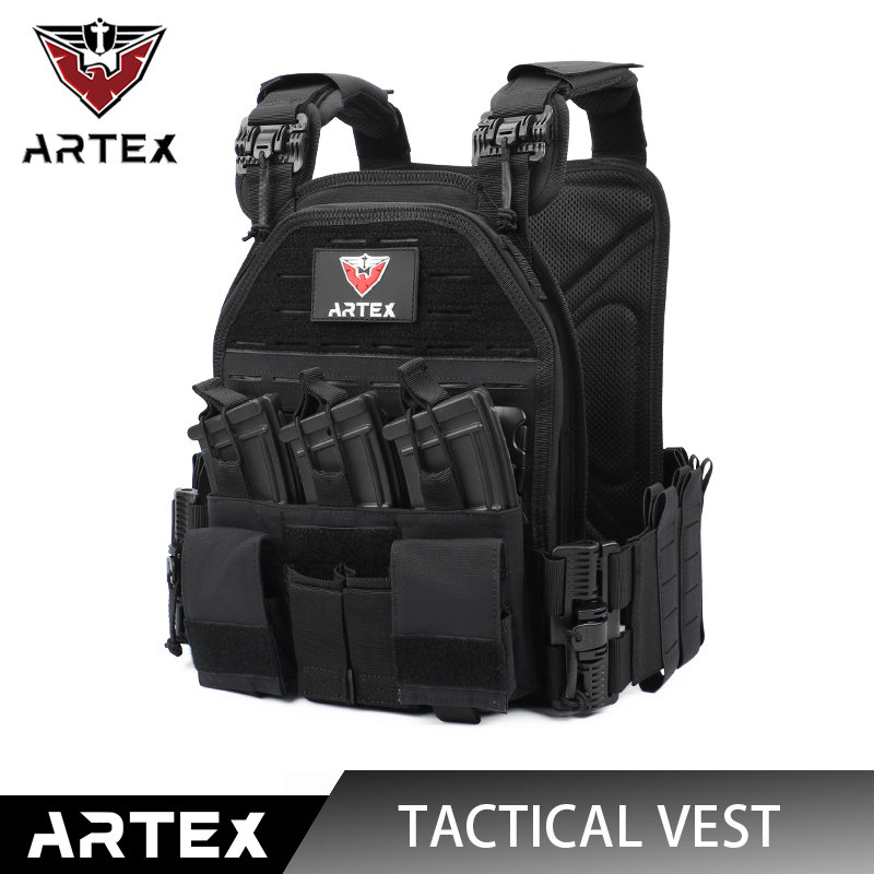 Artex Military Modular Plugboard High-Strength Wear-Resistant Waterproof Nylon Outdoor Hunting Versatile Tactical Vest