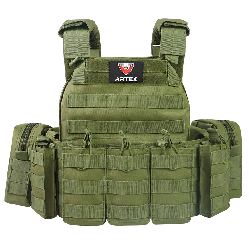 Artex 1000D Light Weight Molle Plate Carrier Tactical 6094 Vest Military Outdoor Training Hunting Vest