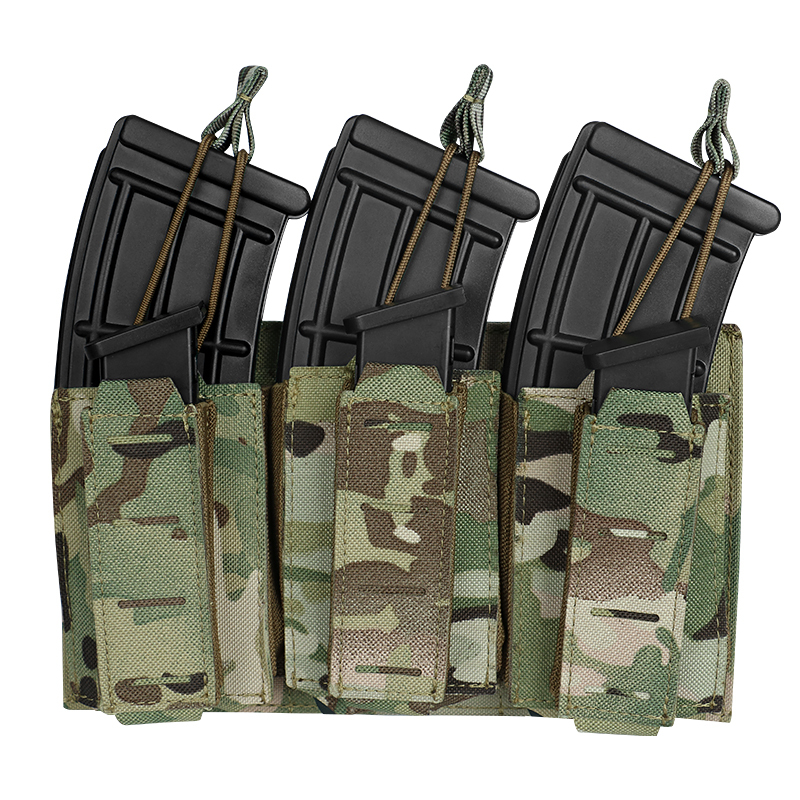 Artex Tactical Vest Modular Front Panel Accessories Universal Triple-layer Double-clip Equipment Bag Front Panel