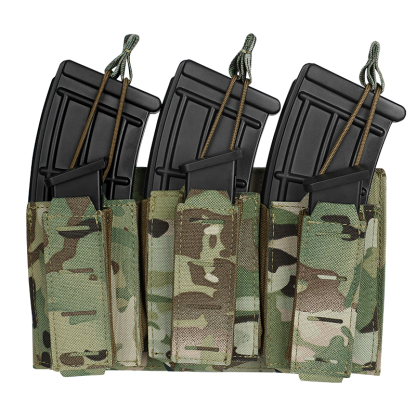 Artex Tactical Vest Modular Front Panel Accessories Universal Triple-layer Double-clip Equipment Bag Front Panel