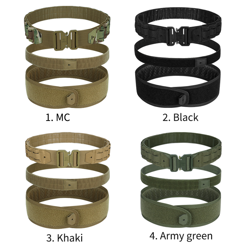 Artex Battle Molle Tactical Belt Duty Belt Heavy Duty Anti-Slip Pad & Inner Belt Comb 3-In-1 System