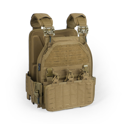 Artex Lightweight Quick-release Combat Board Carrier 1000D Nylon Laser Molle Tactical Vest Black