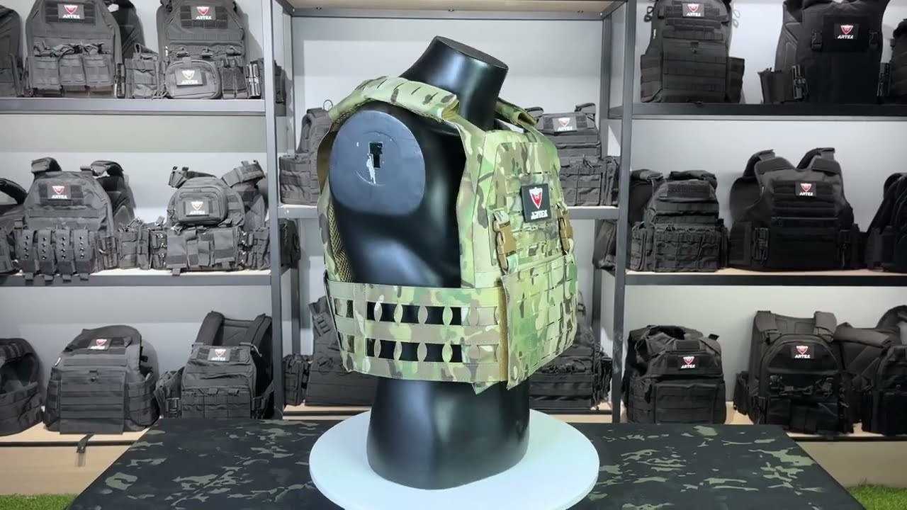 Artex Nylon Laser Outdoor Multi-Functional Waterproof Lightweight Quick-Release Tactical Vest Outdoor Vest Hunting Vest