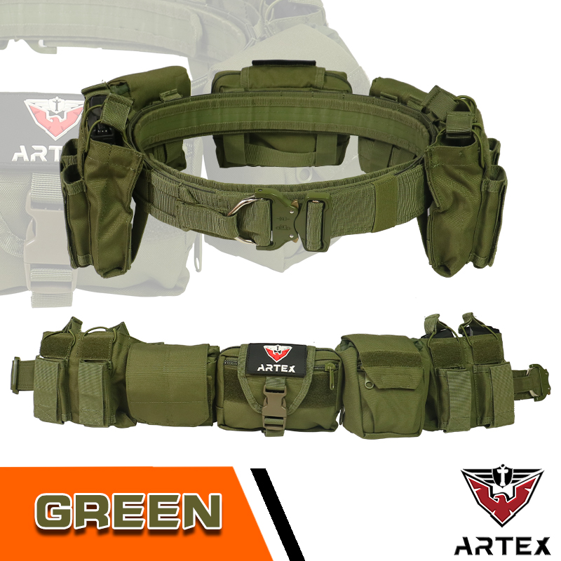 Artex Army User Outdoor Black Hunting Tactics Law Enforcement Duty Security Traffic Police Air Gun Belt