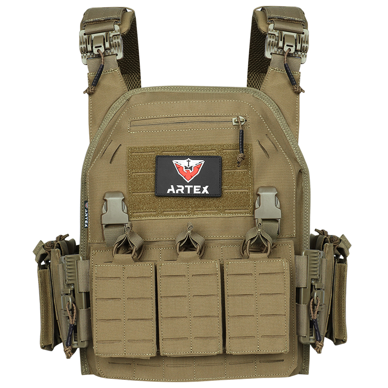Artex Tactical Plate Carrier with Triple Magazine Pouch MOLLE Tactical JKC Vest Military Camouflage Vest