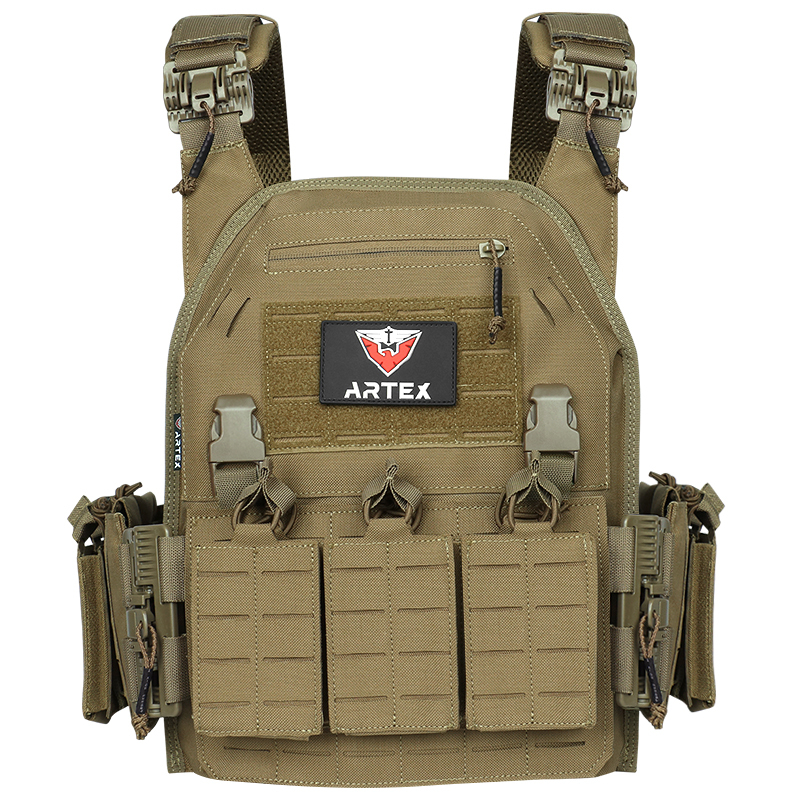 Artex Tactical Plate Carrier with Triple Magazine Pouch MOLLE Tactical JKC Vest Military Camouflage Vest