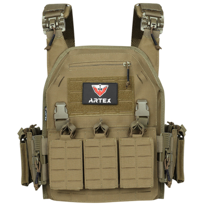 Artex Tactical Plate Carrier with Triple Magazine Pouch MOLLE Tactical JKC Vest Military Camouflage Vest