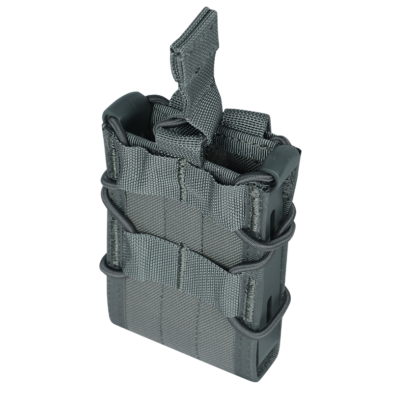 Tactical Magazine Pouch Rifle Single Double Mag Pouch Holster MOLLE Belt Attach Mag Bag for AR-15 M4 M16 5.56mm Magazines