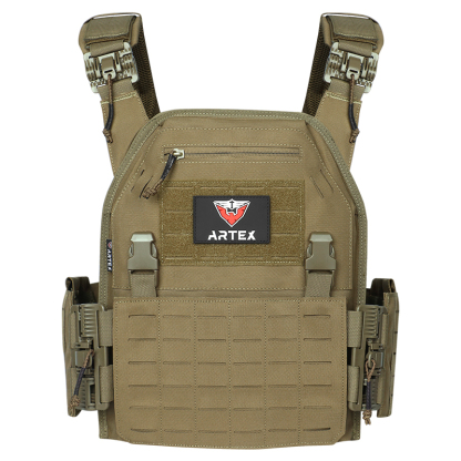 Artex 1000d Nylon Chaleco Tactico Vest Ranger-Green Tactical Gear 25x30cm Plate Carrier Molle Vest